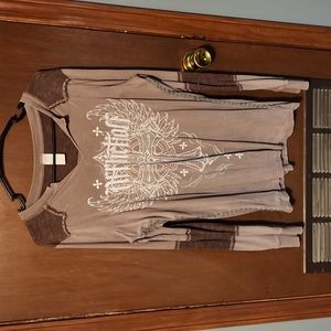Affliction long sleeve shirt